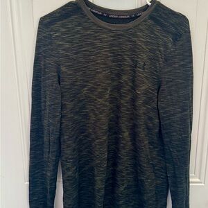 Under Armour Men's Olive and Black Long Sleeve Tee Size S